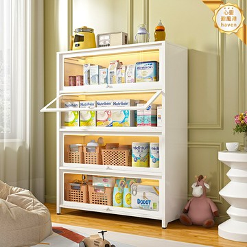 【鋼製防塵】書櫃 書架 展示櫃 儲物櫃 收納櫃 落地櫃 玻璃門 多層置物 家用辦公 文件書籍收納