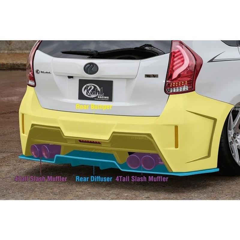 KUHL RACING スラッシュ4テールマフラー 40R-GT リアバンパー用  