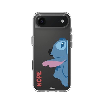 iPhone Air Clear Case（相機按鈕） 透明 - 迪士尼-史迪奇 Disney Stitch - 史迪奇 - 哼 NOPE
