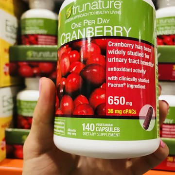 美國代購！原裝正品Trunature天然蔓越莓精華 140粒