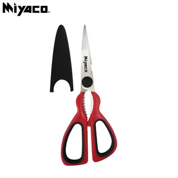 【米雅可Miyaco】 輕漾廚房萬用剪刀(附套)