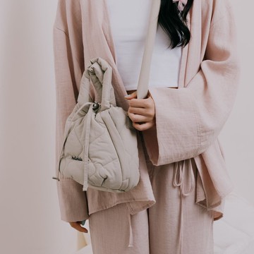 PUFFY系列新品 | CLIO 兩用單肩包小號 (銀樺木)