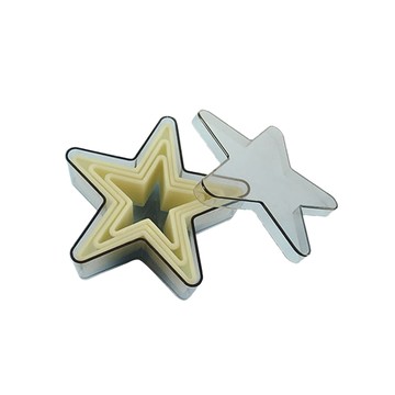 (絕版品)卡特子母壓模系列五角星星-5入組