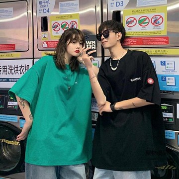 短袖T恤韓版寬鬆百搭女士半袖夏季【聚物優品】