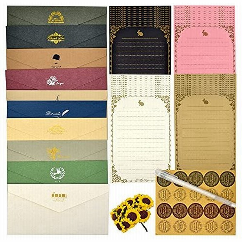 レターセット 10色封筒 便箋40枚 4色 シール10枚 ひまわりの造花10本 ペン1本 手紙 造花 ペン 厚手 祝日 メッセージカード 便箋 封筒 通販 Lineポイント最大0 5 Get Lineショッピング