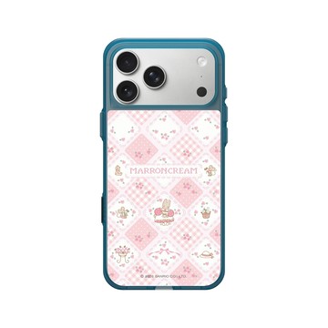iPhone 17 Pro Max Clear (相機按鈕) 夜幕藍 - 三麗鷗-兔媽媽 Marron Cream - 午茶蕾絲