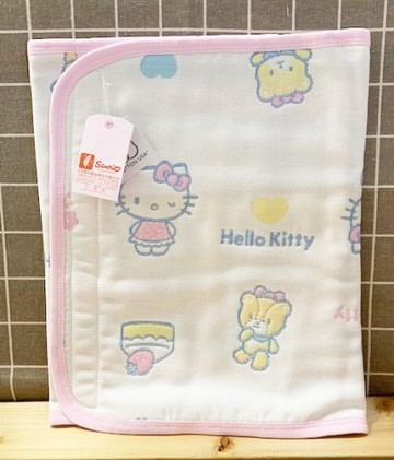 【震撼精品百貨】Hello Kitty 凱蒂貓~三麗鷗~Sanrio~嬰兒六層紗肚兜*76156