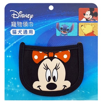 Disney 迪士尼 大臉寵物圍兜兜  635 x 270mm  米妮 黑色  1個