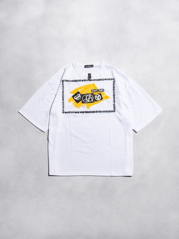 塗鴉T恤/WHITE/黑色/F尺寸/hellcatpunks/hcp-t-0280