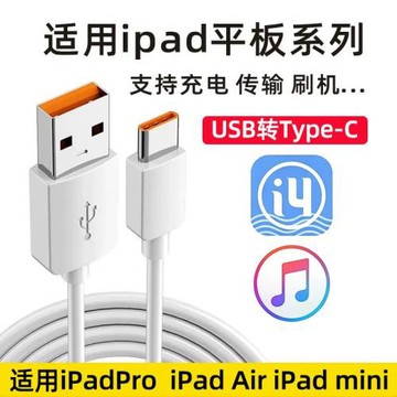 適用蘋果ipadpro平板10/11代數據線傳輸usb轉typec連接電腦愛思助手air4/5刷機mini6升級2022款式21充電線18