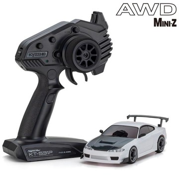 ✿AREA.TOY✿ KYOSHO MINI-Z AWD MA020全套車(32647W) NISSAN SILVIA
