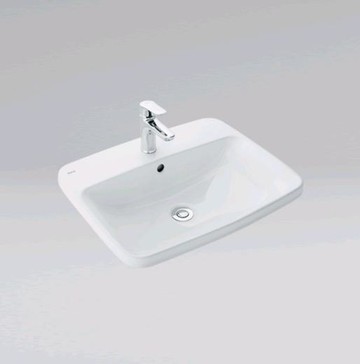 INAX半嵌式面盆/不含水龍頭/AL-2398VFC-TW/BW1