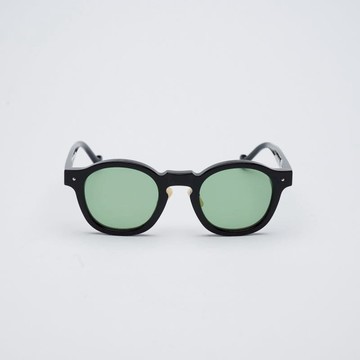 Otosan 黑鏡框湖水綠色片墨鏡 版料鏡框 黑框湖水綠色鏡片