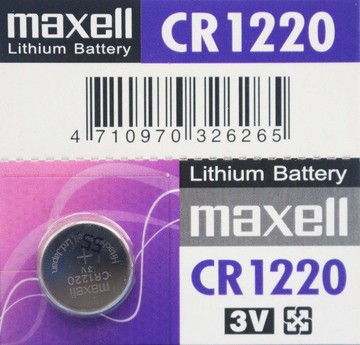 maxell CR1220 鈕扣型鋰電池 3V/一顆入(促50) 水銀電池 手錶電池-傑梭【APP滿額下單10%點數(單一帳號最高1000點)】4/30止