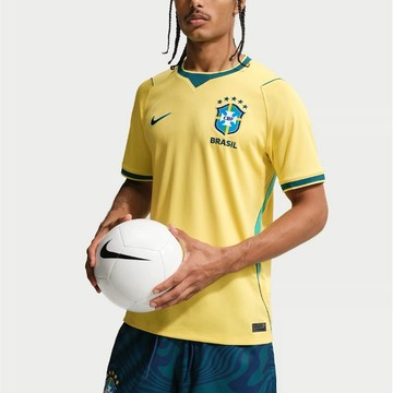 S.G Nike Dri-FIT 足球衣 2026 世足 黃 IF7054-724 巴西 國家隊 主場 FIFA 世界盃