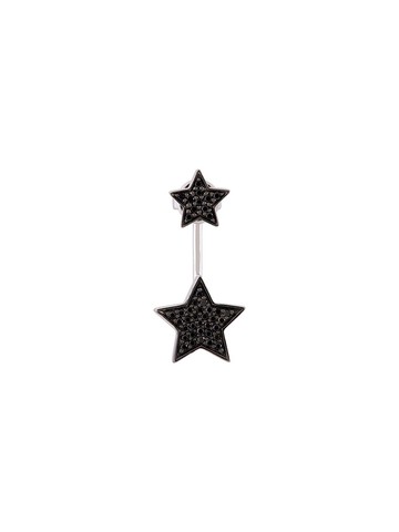ALINKA - 18kt white gold STASIA diamond drop earring - women - 18kt Gold/Diamond - One Size - Metallic