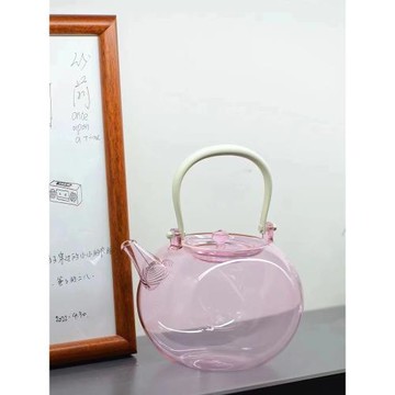景德鎮溪山玻璃煮水壺提梁壺燒水壺乾坤壺可煮茶器煮果茶功夫茶具