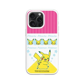 iPhone 15 Pro Max SolidSuit 白 - 寶可夢 Pokemon - 多彩系列-皮卡丘