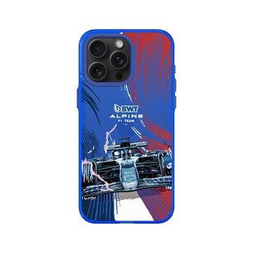 iPhone 15 Pro Max Clear 激光藍 - Alpine - BWT Alpine Formula One Team A524 France