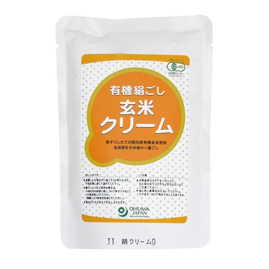 オーサワ 有機絹ごし玄米クリーム 200g　40袋 送料込