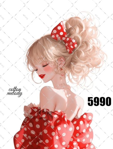 original sticker no.5990 人物貼紙 原創貼紙 人物插畫貼紙 女孩貼紙 原創人物貼紙