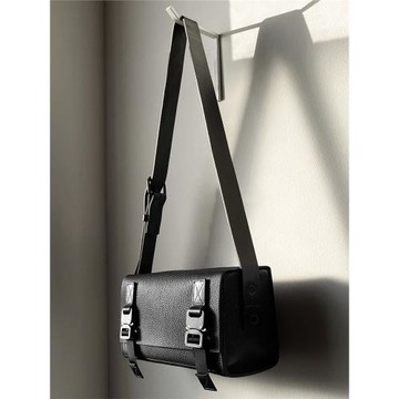 吉卡尼騎行攝影包真皮單肩包男休閑相機包大容量盒子包簡約郵差包