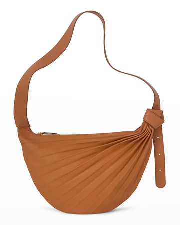 Chiaroscuro Pleated Hammock Sling Bag