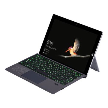 適用于微軟surface鍵盤 pro5七彩背光surfacgo藍牙觸控鍵盤