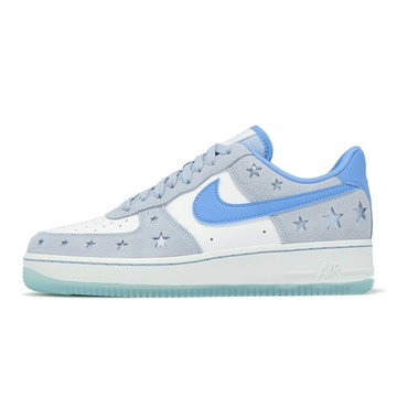 Nike 休閒鞋 Wmns Air Force 1 07 女鞋 Starstruck 星星 AF1 藍