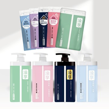 澡享 沐浴乳 1000g／補充包650g 無皂鹼 無礦物油 無人工色素 沐浴 沐浴精 身體清潔 洗澡 D326001 x