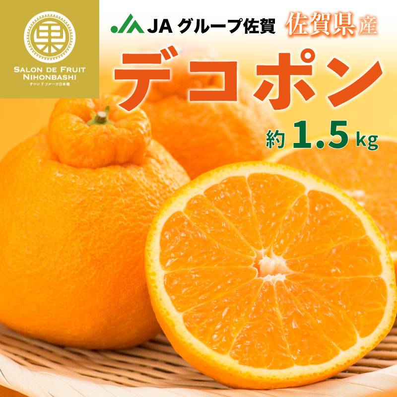 [予約 2024年1月1日必着] デコポン 不知火 約1.5kg 佐賀県産 お正月必着指定 お年賀 御年賀 冬ギフト