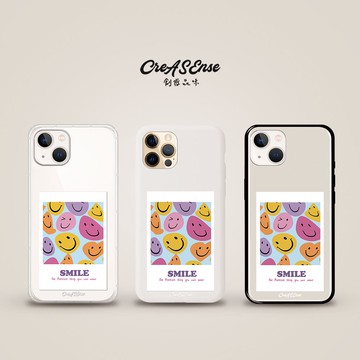 CreASEnse 微笑 愛 和平 笑即可拍 手機殼 空壓殼 液態矽膠 不只蘋果更多安卓 CSBI08