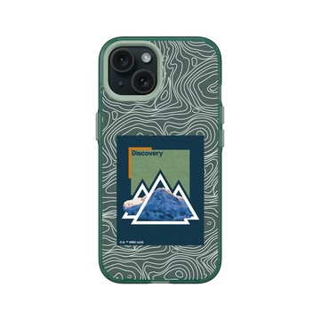 iPhone 15 Clear 憂墨綠 - Discovery - 山的紋路