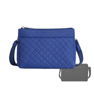 Travelon Boho手持斜背包(TL-43222)(美國防盜包/手拿包/腕包/防竊包/拉鍊扣環/側背包)