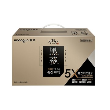 woogjin 韓國黑蔘飲 (40ml/包)x24包/盒