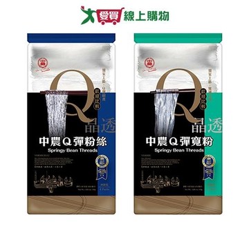 中農Q彈細粉/寬粉4把裝140g【愛買】
