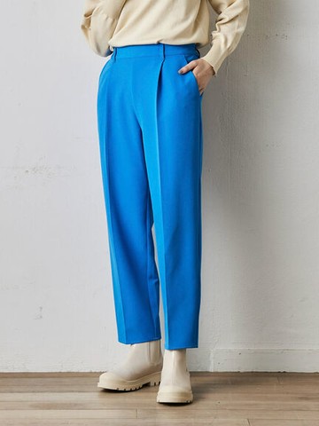 立體壓褶長褲(6A23L0F0700) - Green Parks