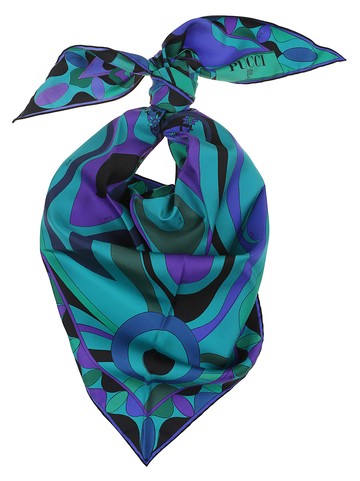 Pucci Triangolo 120x120 - Silk Twill