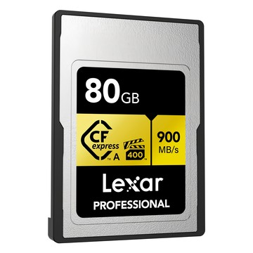 Lexar 雷克沙 CFexpress Type A Professional 記憶卡 80GB 高速讀取900MB/s 專業攝影適用  1個