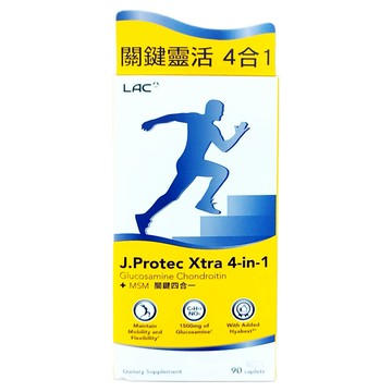 LAC 利維喜 敏力捷Xtra 4合1食品錠  1盒  90顆