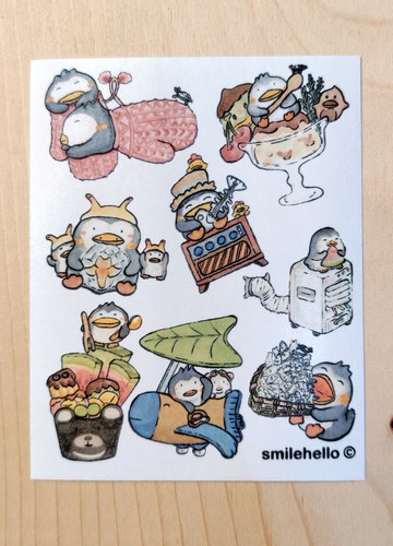 貼紙/和紙貼紙/手帳貼紙 企鵝