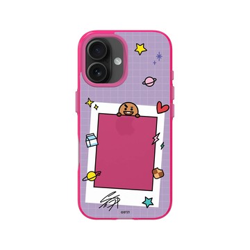 iPhone 16 Clear 粉漾桃 - BT21 - SHOOKY Stay With You