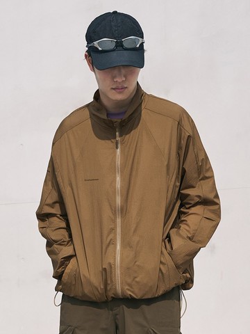 ENshadower隱蔽者輕薄透感立領皮膚衣遮陽透氣夾克寬松休閒外套夏