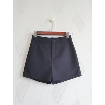 夏季西裝短褲女黑色2025新款高腰顯瘦寬松闊腿直筒褲外穿休閑韓版