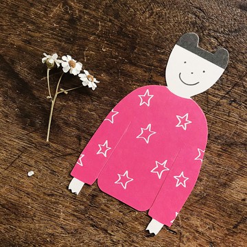 怪獸書籤小卡 微笑先生