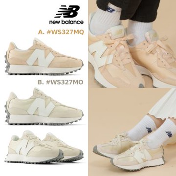 【New Balance】緞帶款 327系列復古鞋_女性_2款任選(WS327MQ/WS327MO)(網路獨家款)