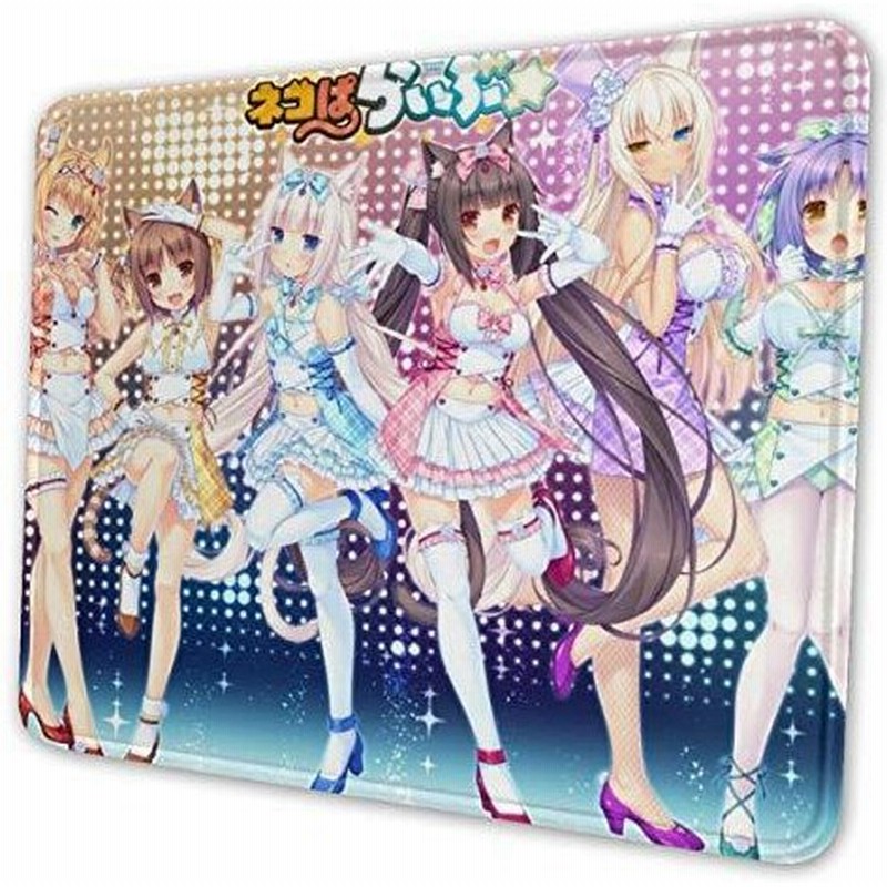 Nekopara アニメ猫ゲームアニメ漫画マウスパッド ノンスリップマウスパッド 長方形ゴムゲームマウスパッド アニメマウスパッド ブラック 7 9 通販 Lineポイント最大0 5 Get Lineショッピング