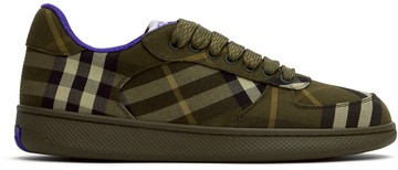 Burberry 绿色 Check Terrace 运动鞋
