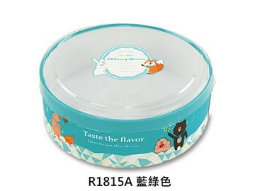 【基本量】派對動物－18cm乳酪盒(藍綠&紫) / 120個