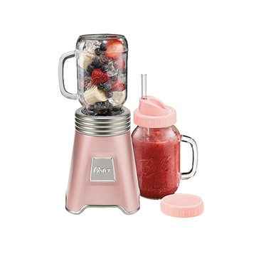 美國Oster Ball Mason Jar經典隨鮮瓶果汁機/玫瑰金